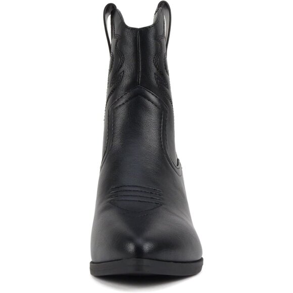 Blazing Ankle Boot Women Black Pointe Toe Camouflage - Picture 4 of 6